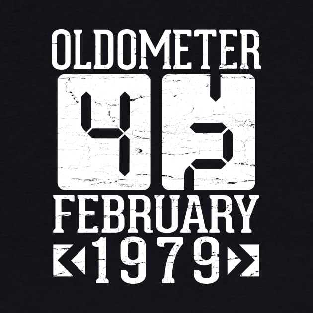 Oldometer 42 Years Born In February 1979 Happy Birthday To Me You Papa Daddy Mom Uncle Brother Son by DainaMotteut